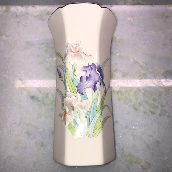 Otagiri Accents Vtg Japanese Iris Bouquet Vase By Otagiri Poshmark